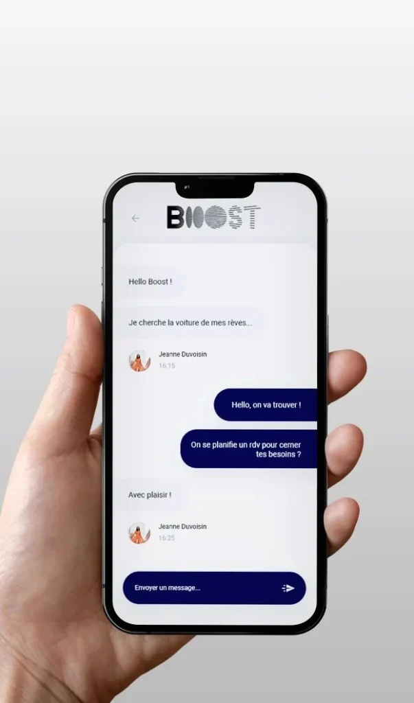Electric Boost sur smartphone